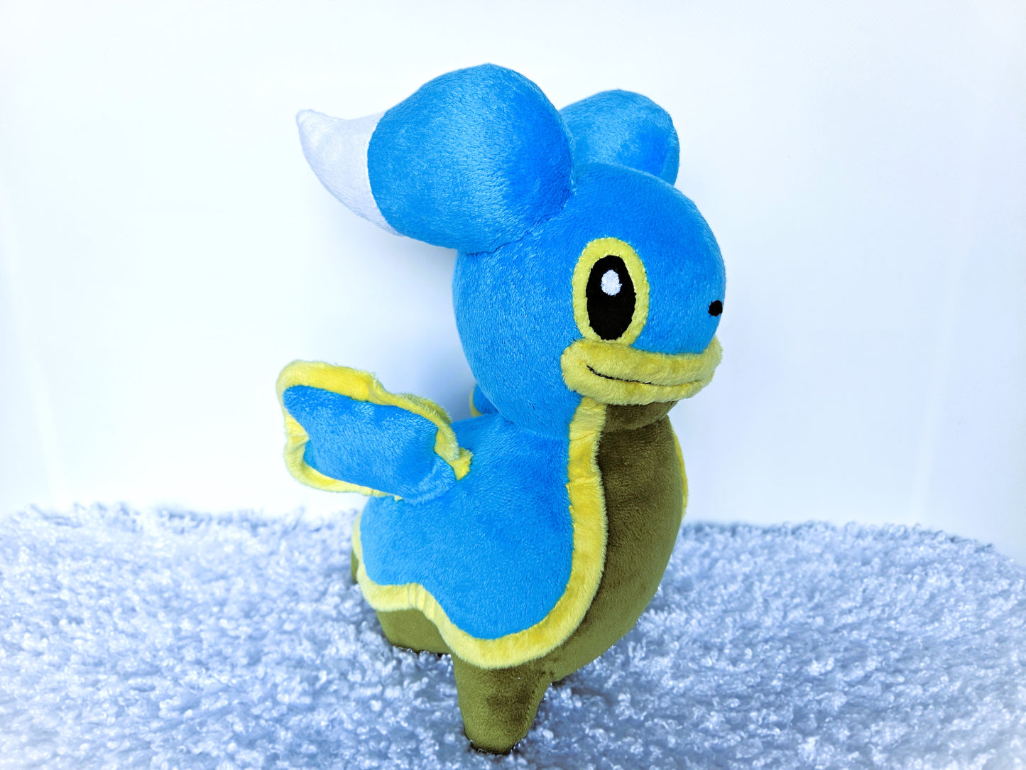Custom handmade blue Shellos plush