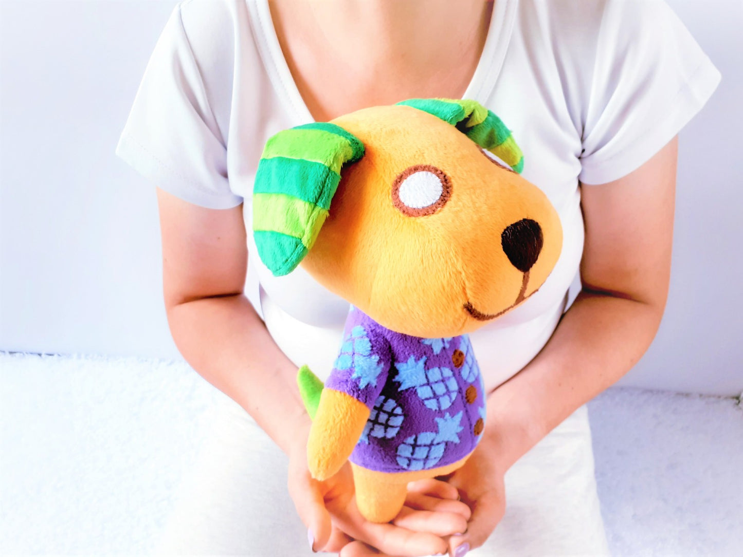 Custom stuffed plush dog