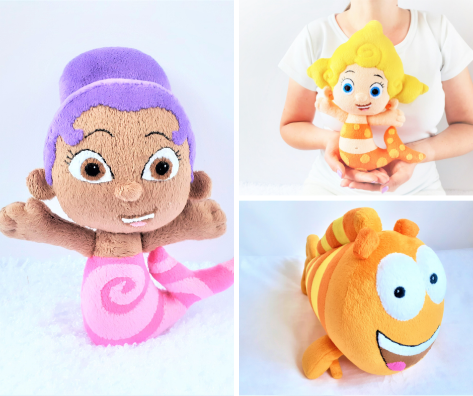Bubble guppies plush outlet doll set