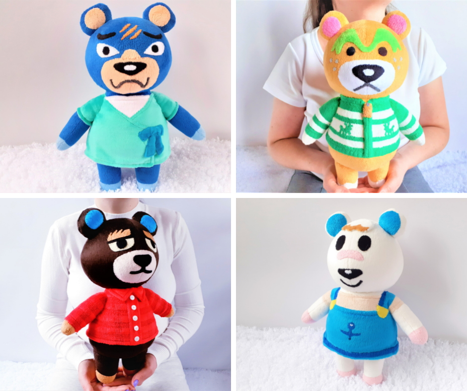 Custom handmade Tutu Animal Crossing plush