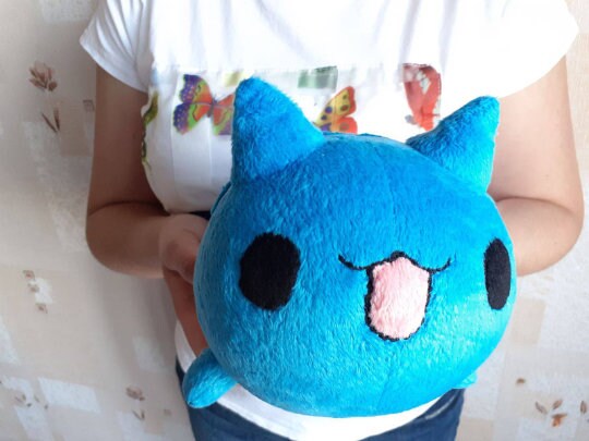 Handmade custom Bugcat and Bunny plushies