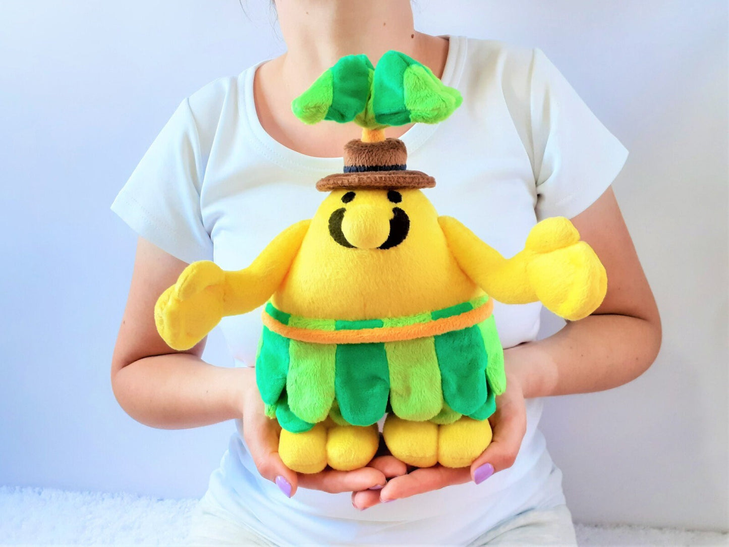 Handmade custom Chuckster Pianta plush