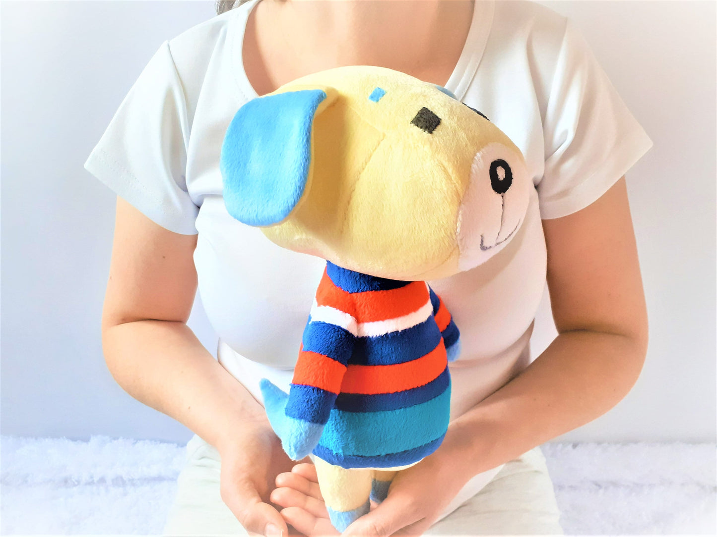 Custom stuffed plush dog