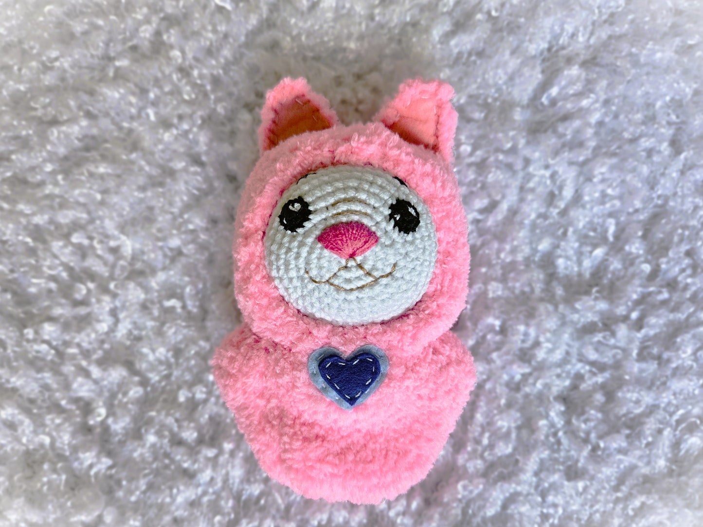 Crochet Potato the mouse with cocon