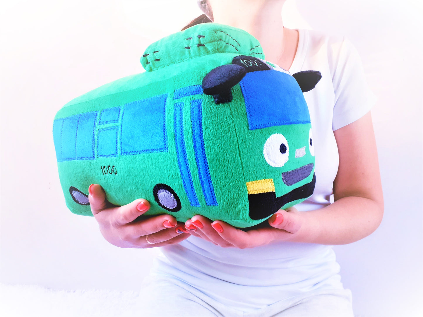 Custom handmade Tayo the little bus plush