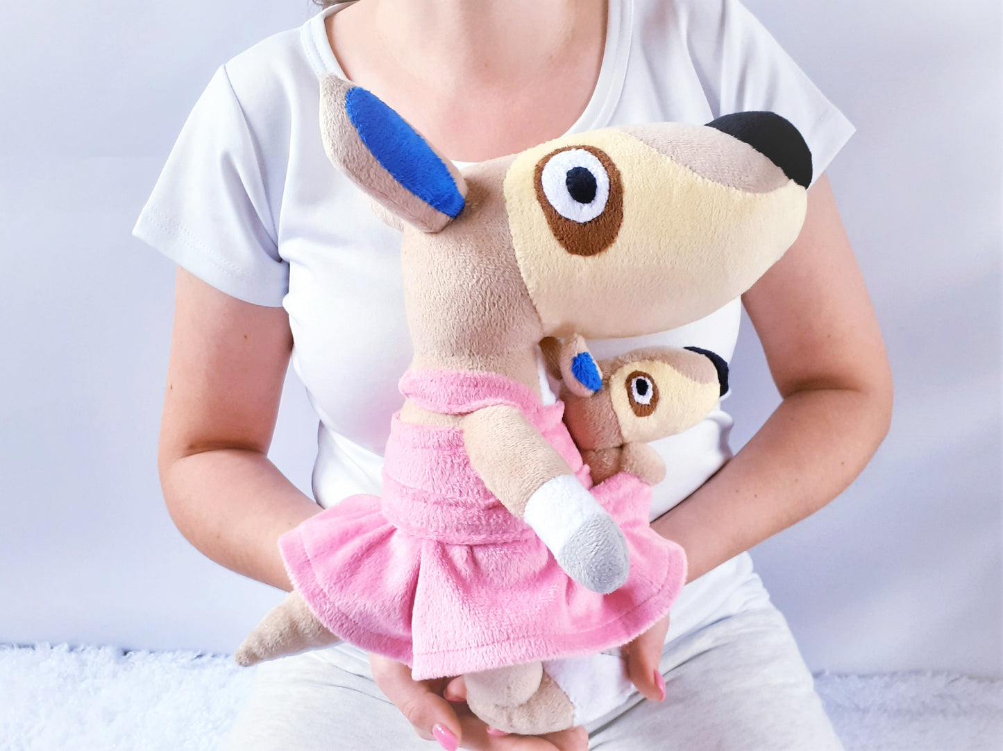 Custom Kitt the kangaroo plush