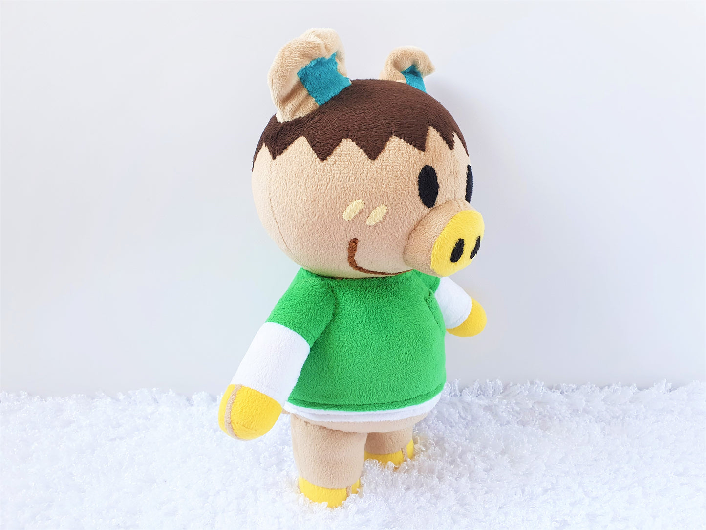 Handmade custom Spork the pig Animal Crossing plush