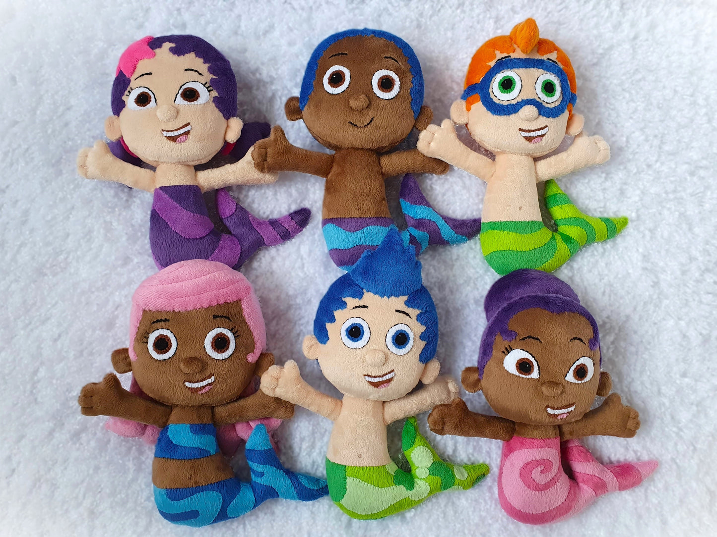 Handmade custom Zooli the mermaid plush and others Bubble Guppies