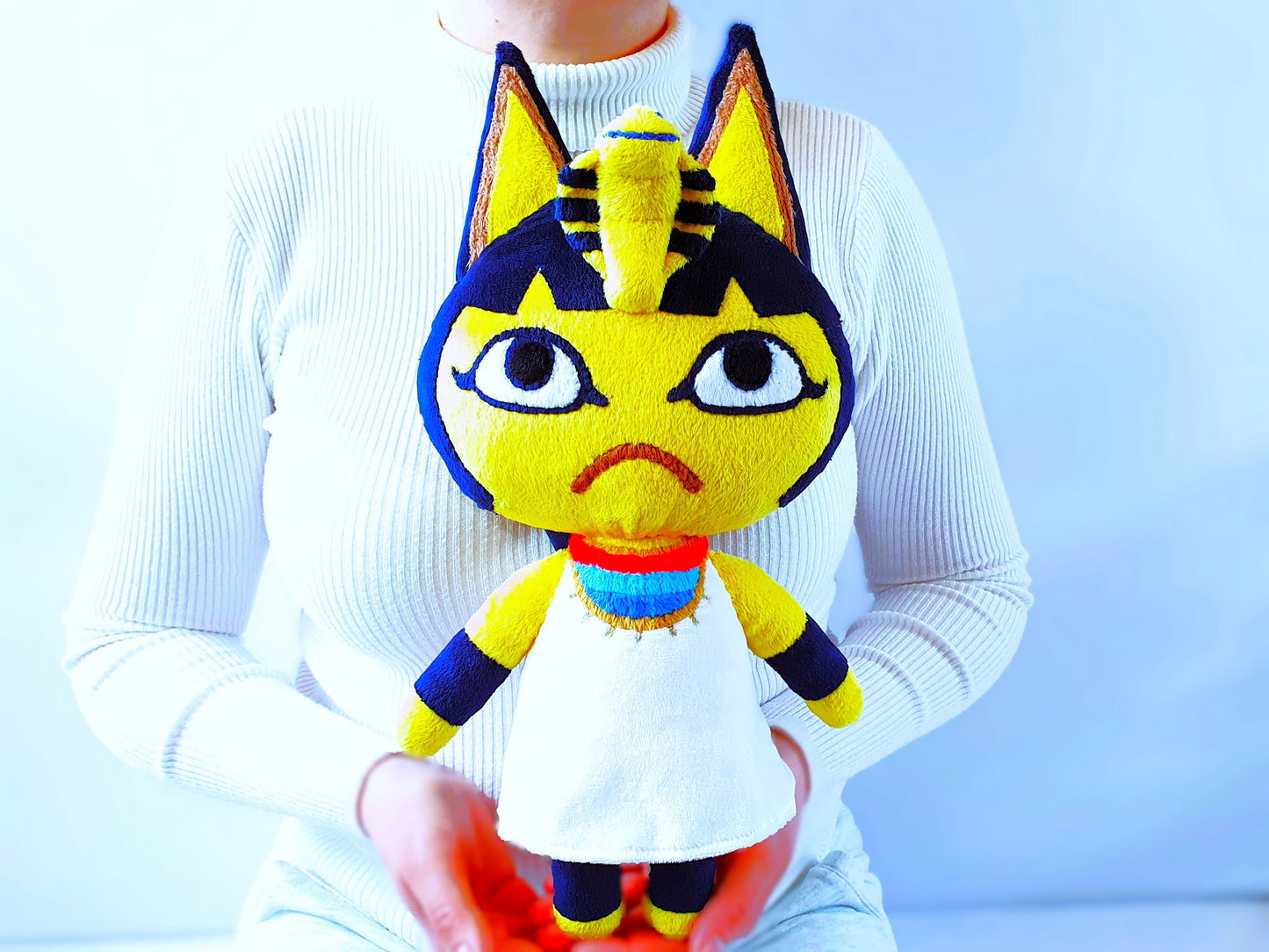 Custom stuffed Ankha Animal Crossing cat plush