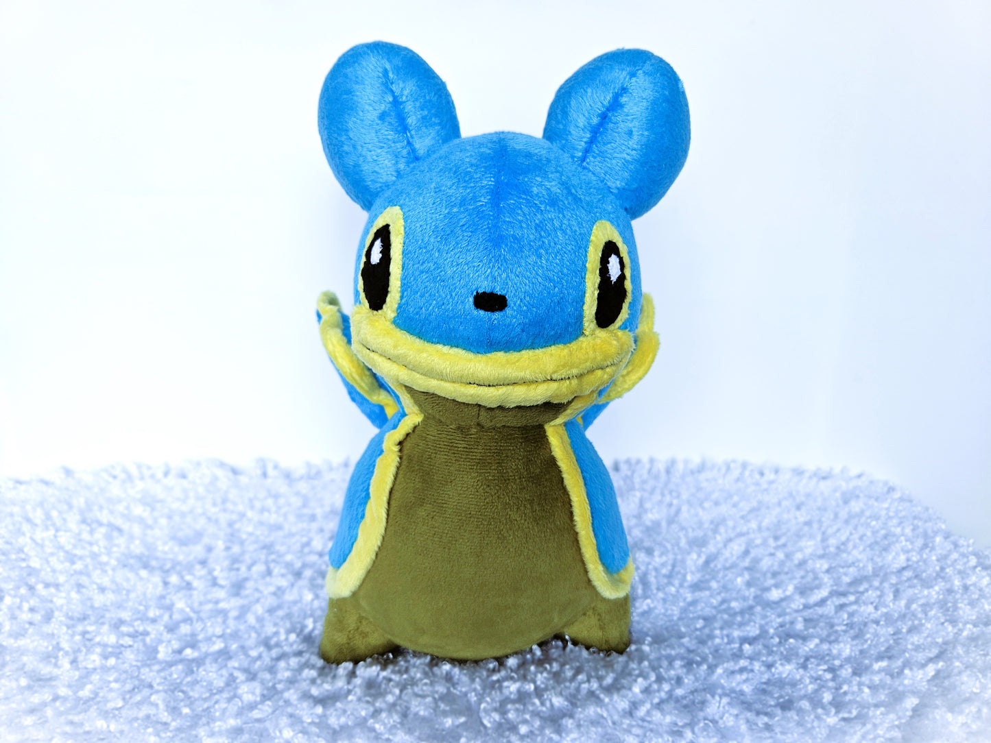 Custom handmade blue Shellos plush