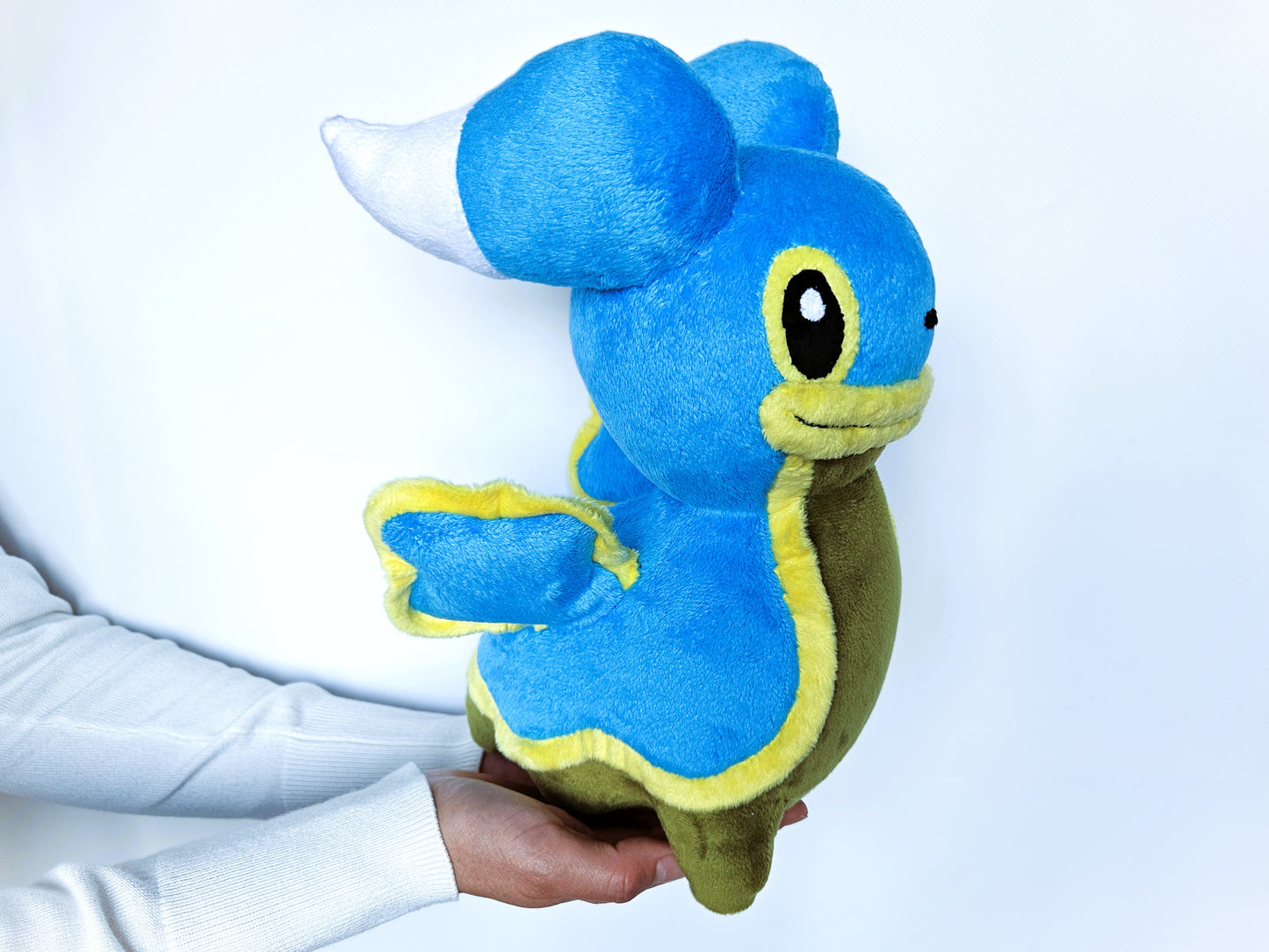 Custom handmade blue Shellos plush