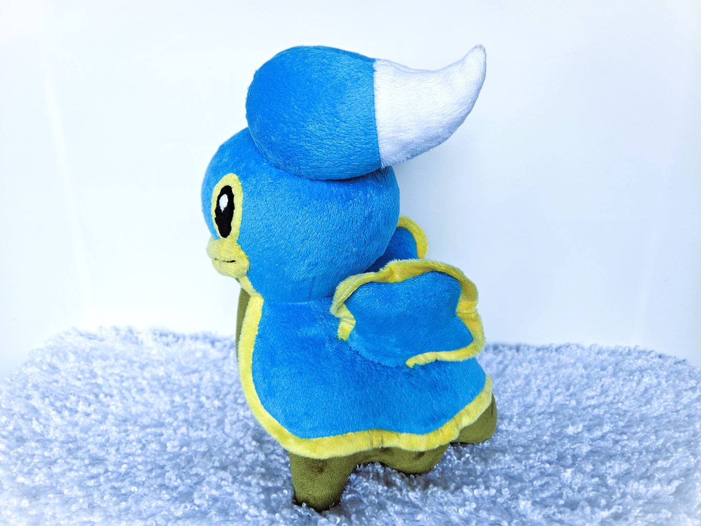 Custom handmade blue Shellos plush