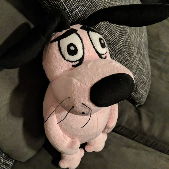 Custom plush commission stuffed dog toy