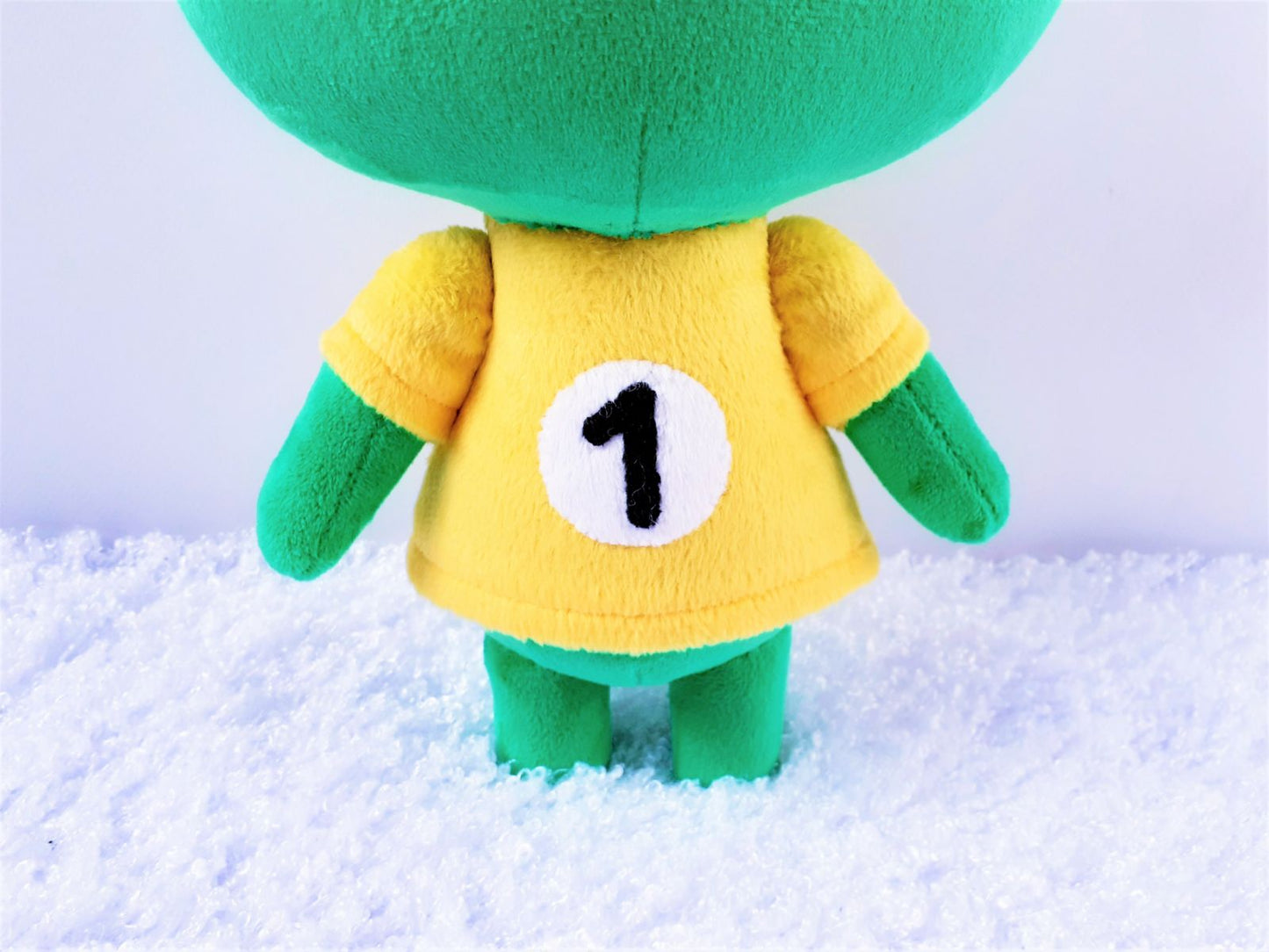 Handmade custom Tad the frog plush