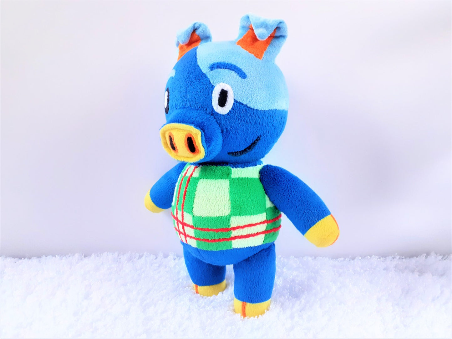 Handmade custom Hugh the pig Animal Crossing plush