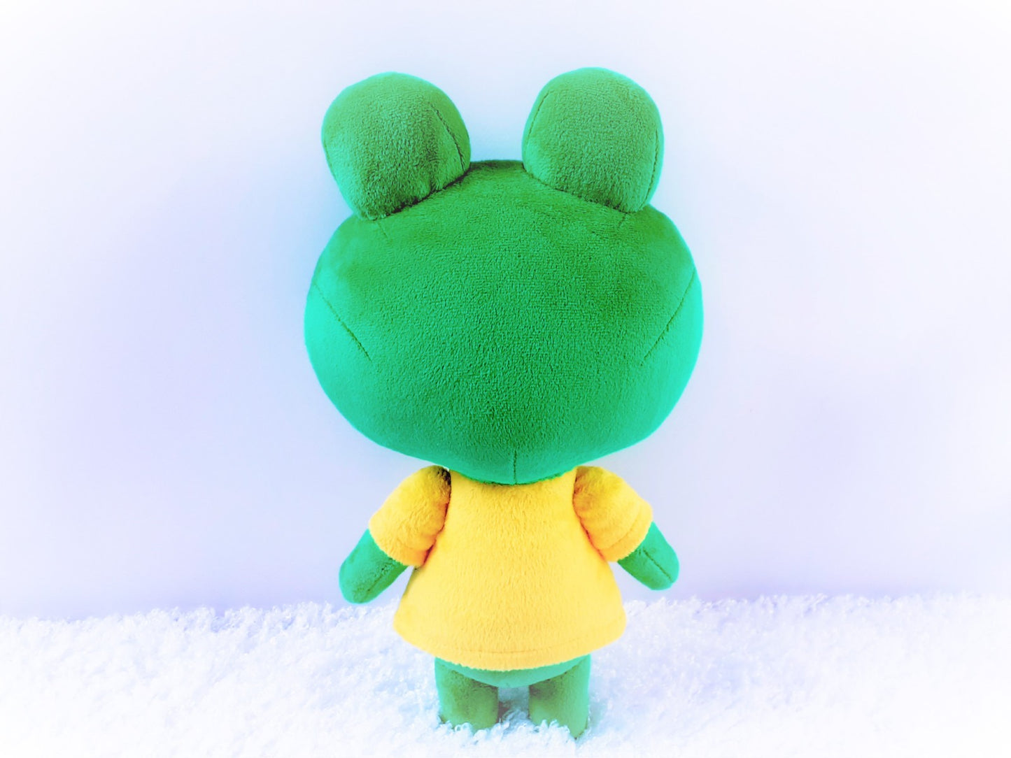 Handmade custom Tad the frog plush