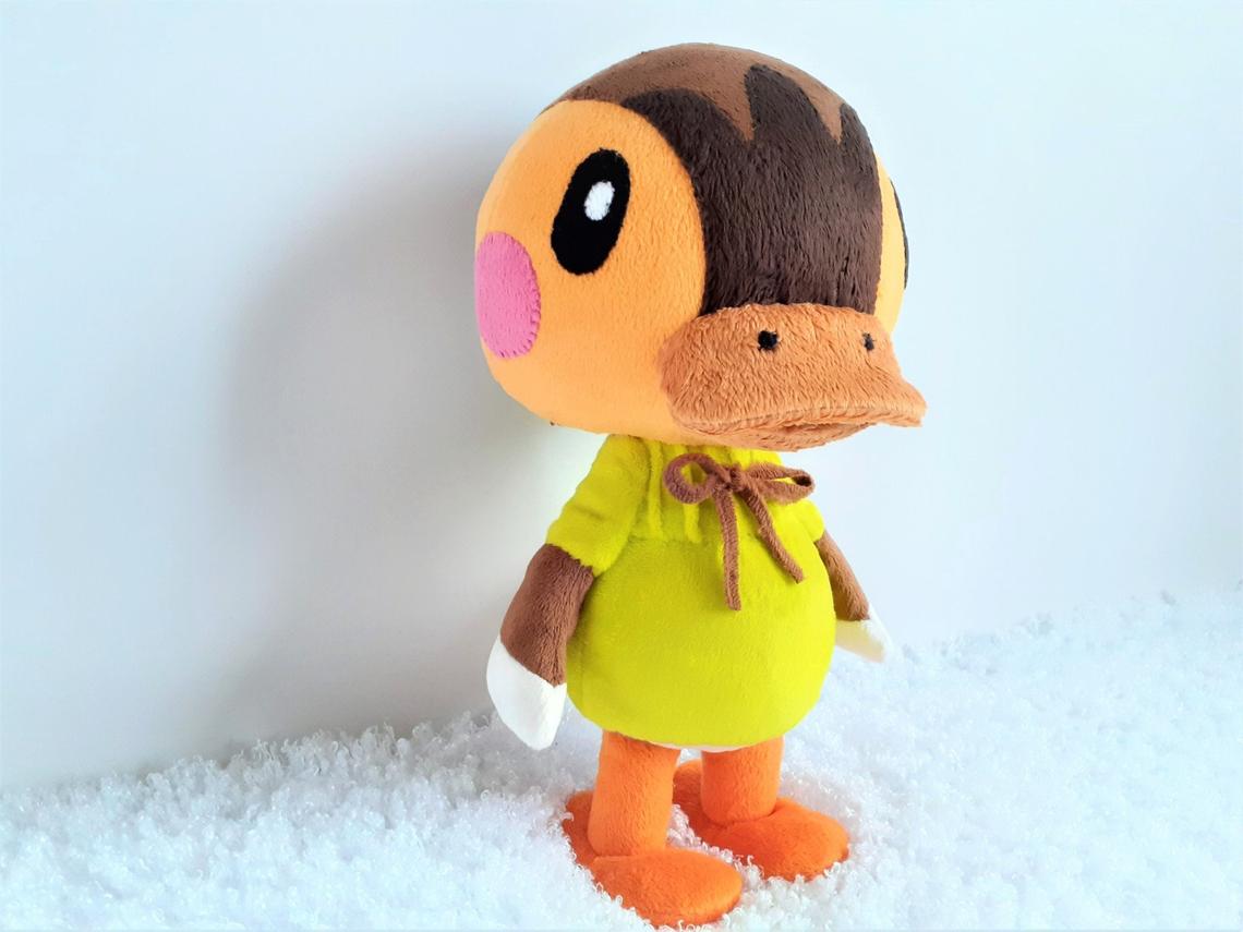 Custom Stuffed Duck Animal Croosing amiibo Plush