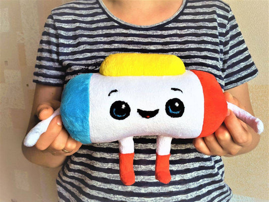 Handmade custom Bingo-bango plush