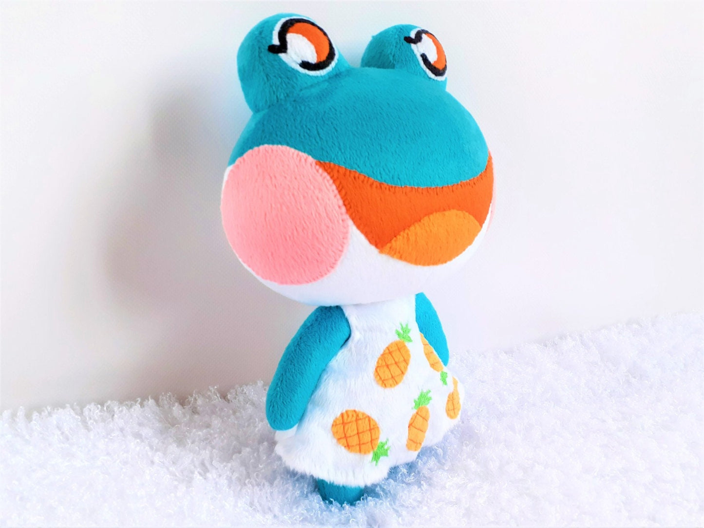 Custom stuffed frog plush