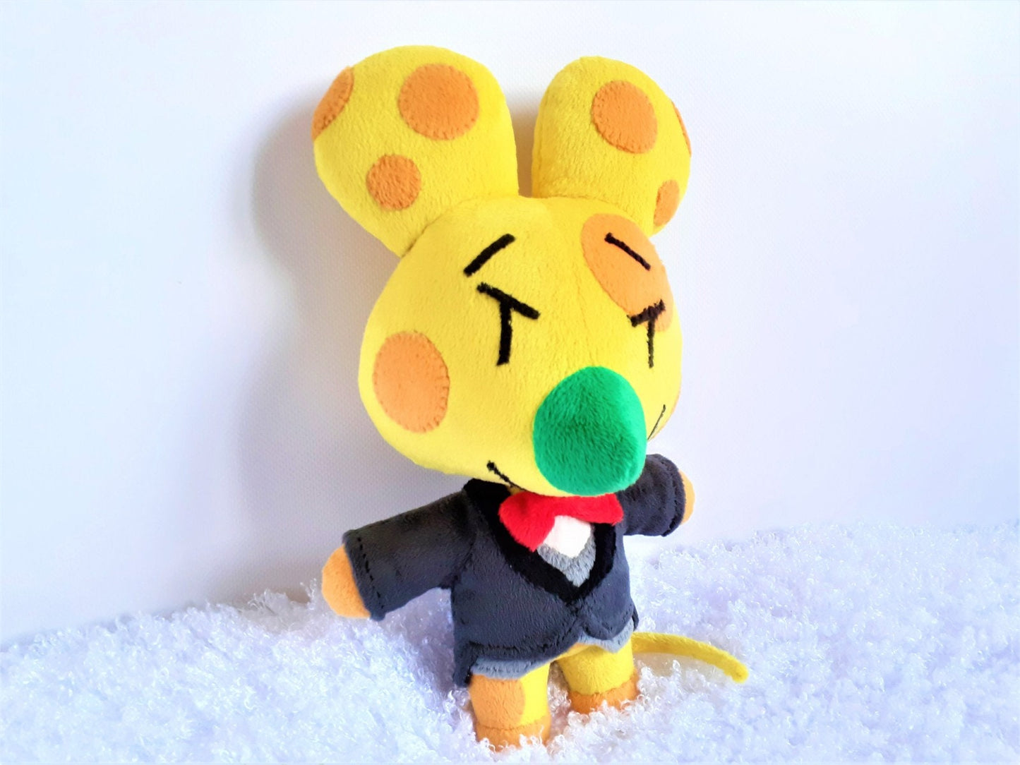 Handmade custom Chadder the mouse ACNH plush