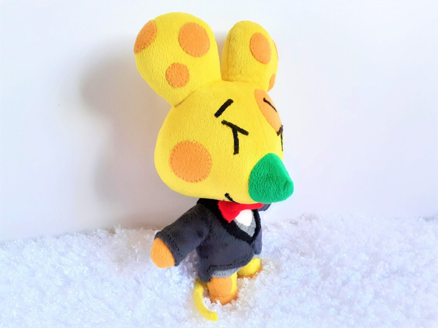 Handmade custom Chadder the mouse ACNH plush