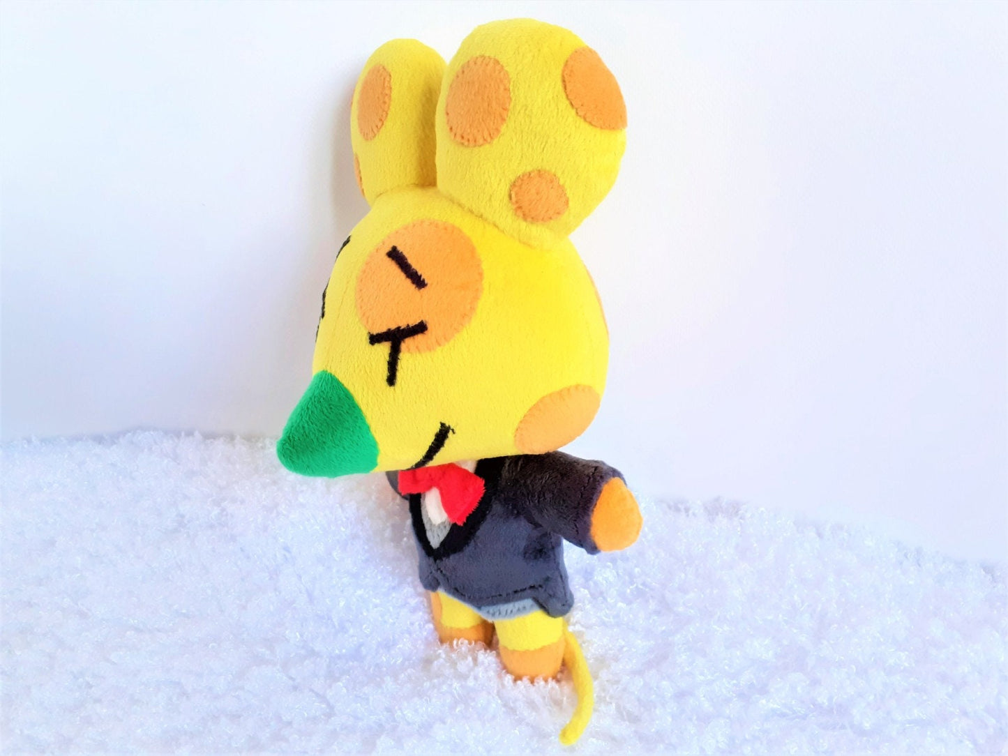 Handmade custom Chadder the mouse ACNH plush