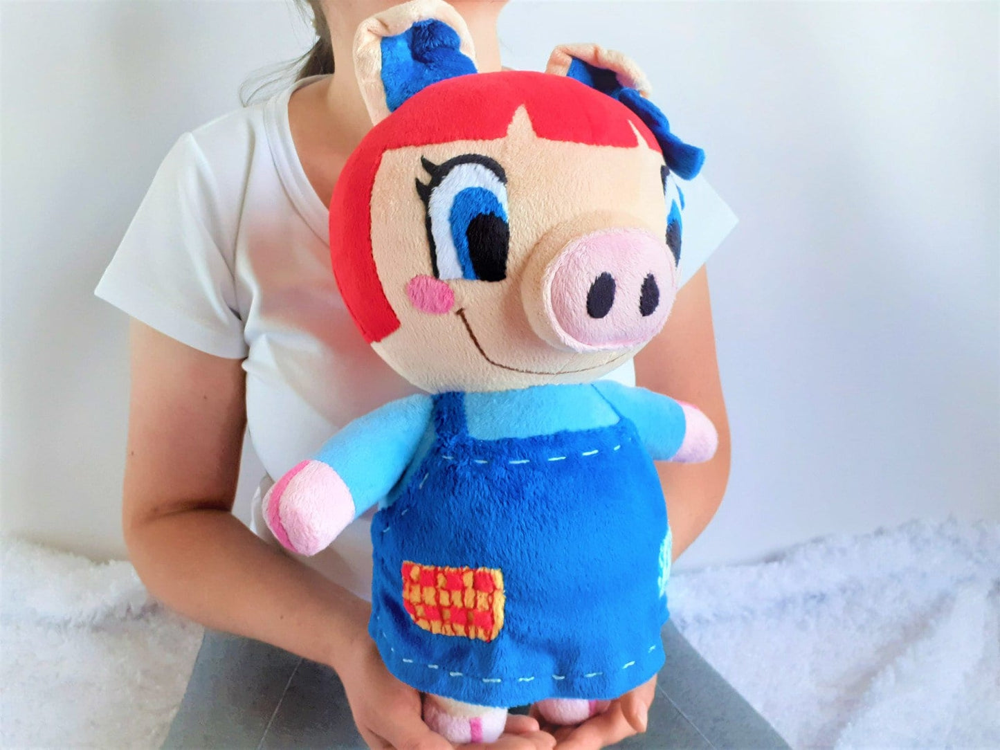 Peggy the pig plush Size is about 35 cm or 14 inches