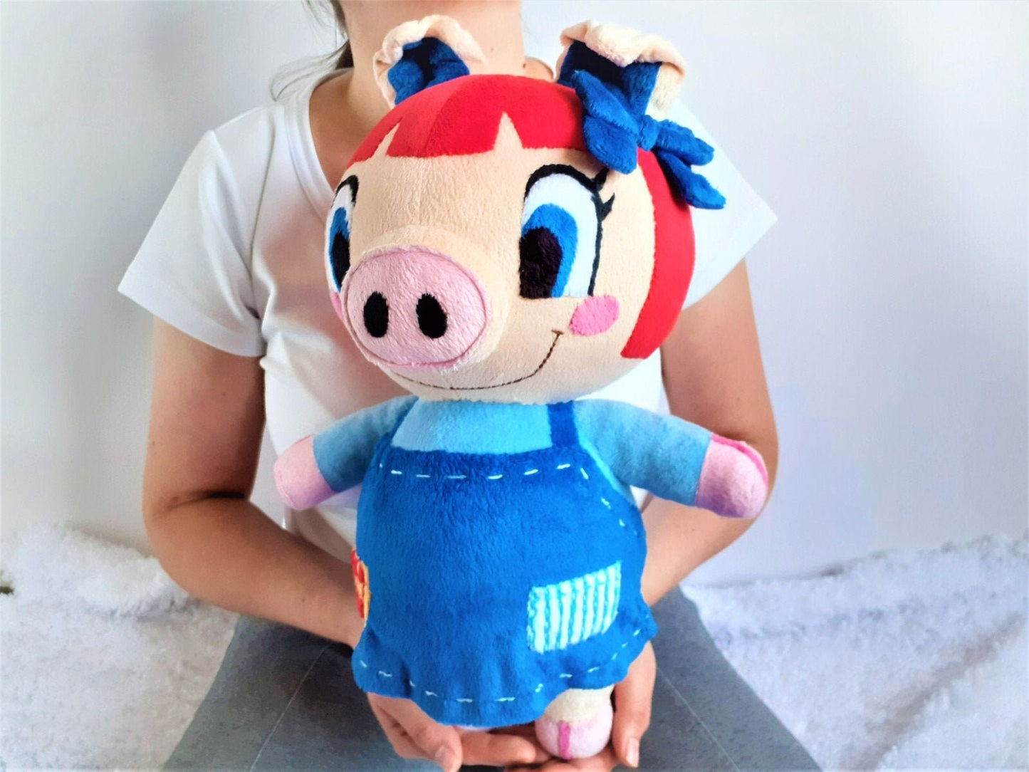 Peggy the pig plush Size is about 35 cm or 14 inches