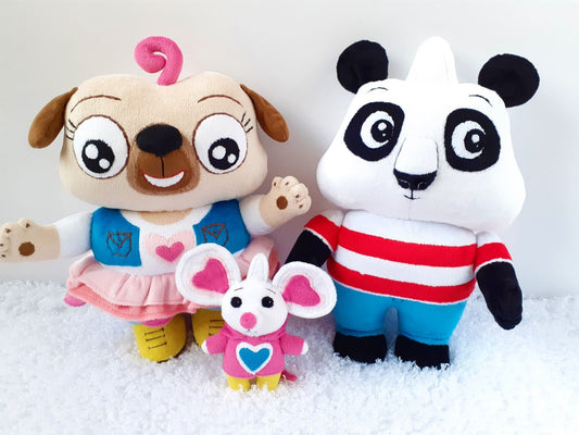 Handmade Chip and Potato custom plush