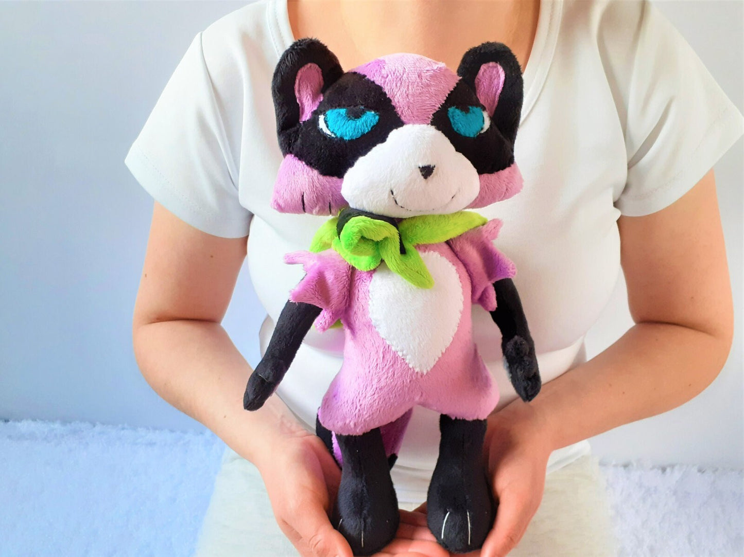 Custom Tanya Keys the tanuki plush