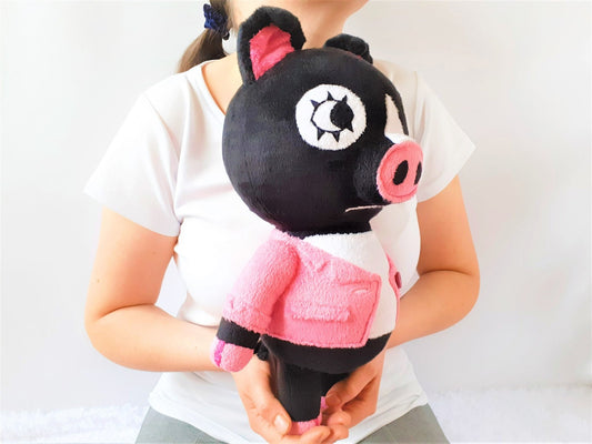 Handmade Agnes the pig Animal Crossing plush