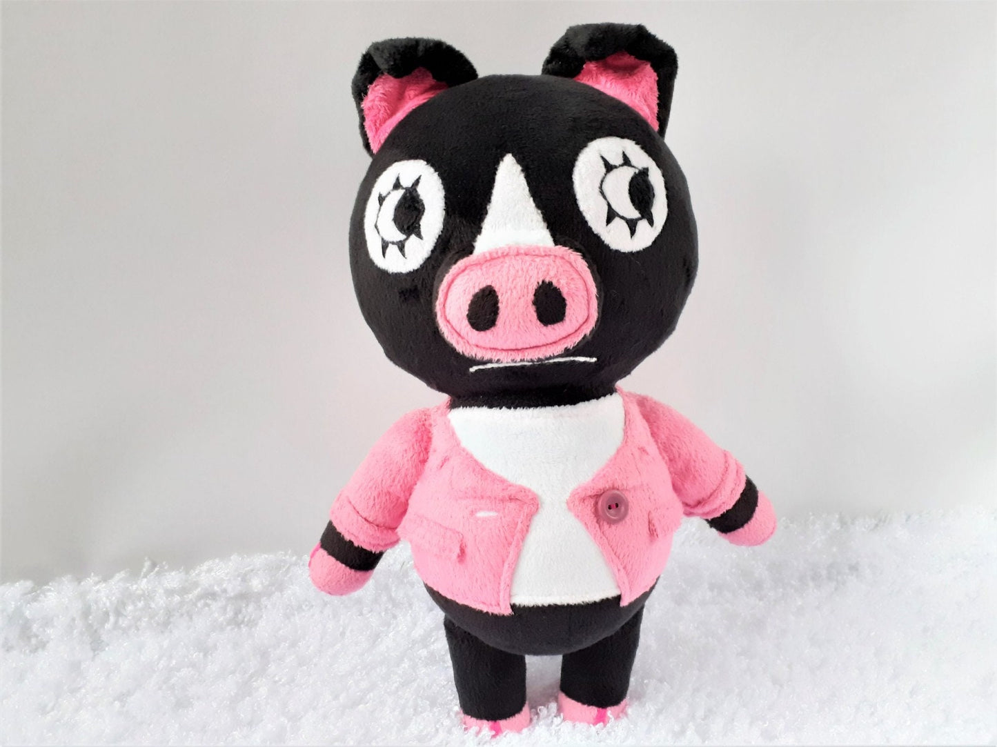 Handmade Agnes the pig Animal Crossing plush