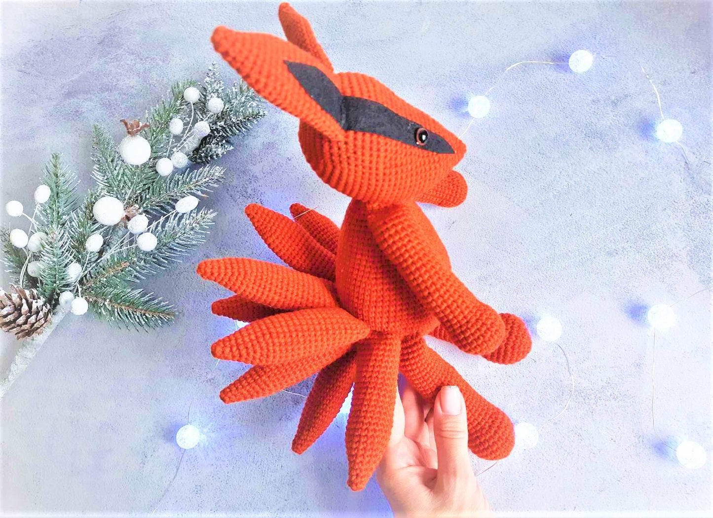 Custom handmade Crochet Vulpix plush