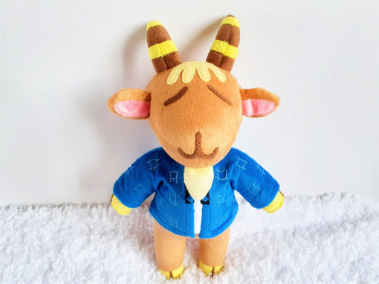 Handmade custom Billy the goat Animal crossing plush