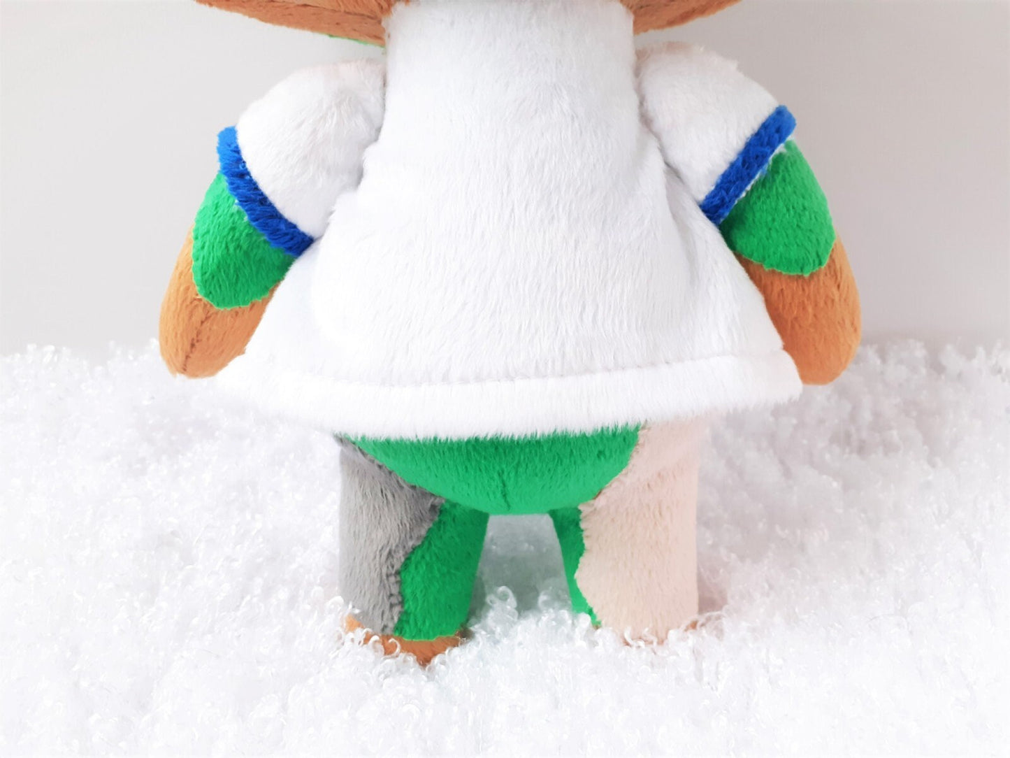 Handmade custom Camofrog the frog plushie