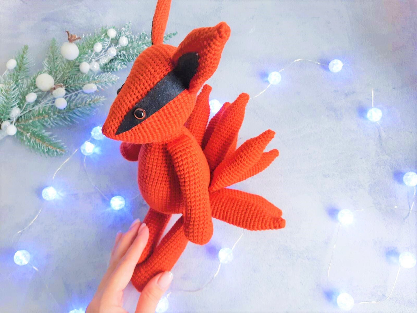 Custom handmade Crochet Vulpix plush