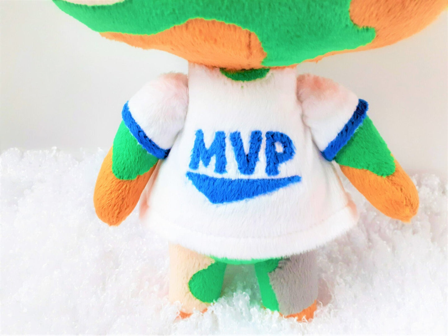 Handmade custom Camofrog the frog plushie