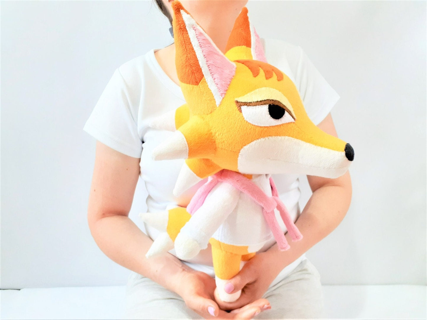 Handmade custom Chief the wolf ACNL plush