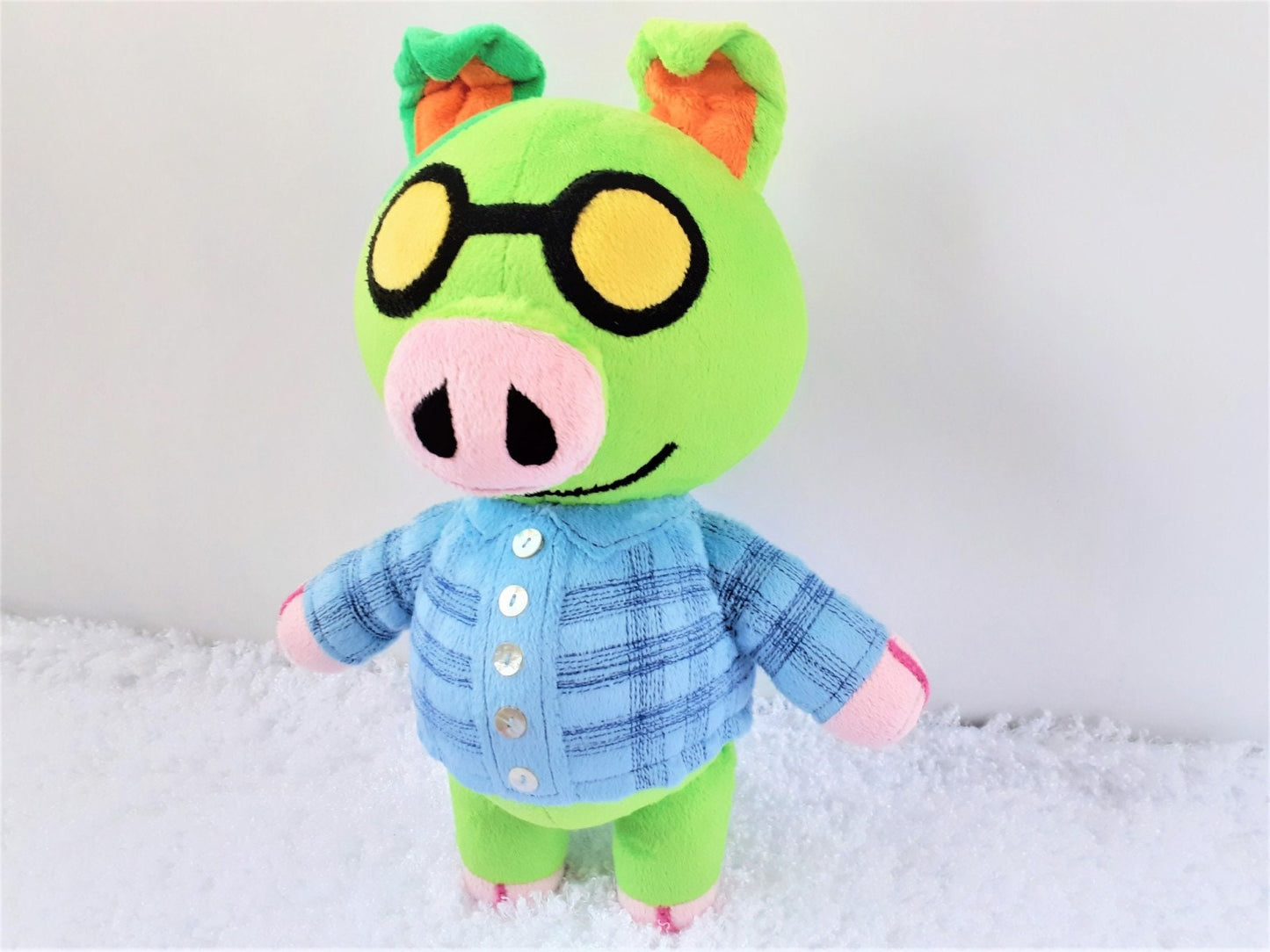 Handmade Cobb the pig ACNL custom plush