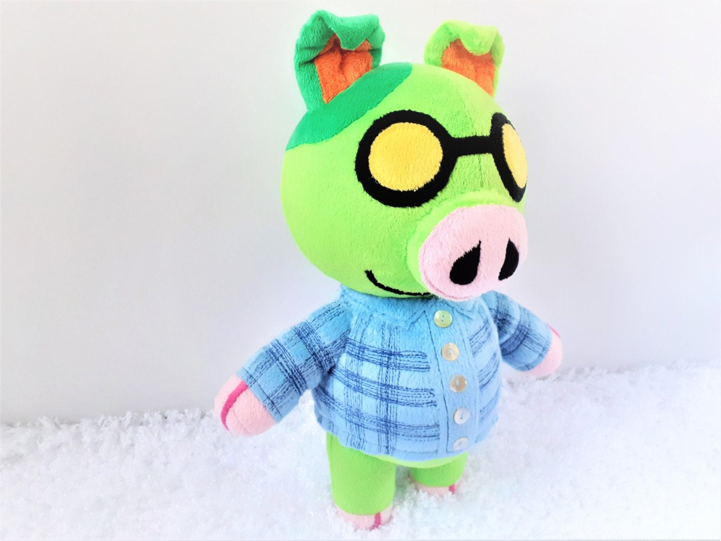 Handmade Cobb the pig ACNL custom plush