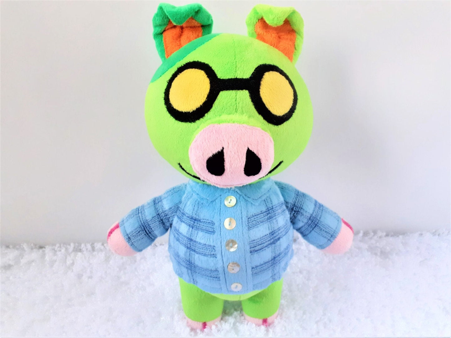 Handmade Cobb the pig ACNL custom plush