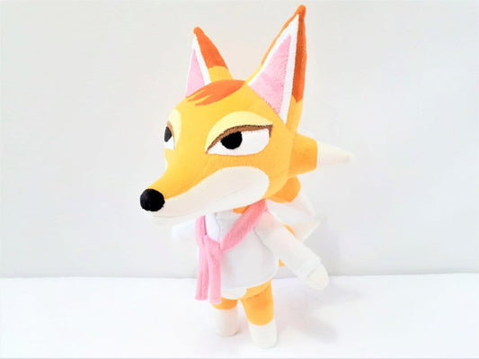 Handmade custom Chief the wolf ACNL plush