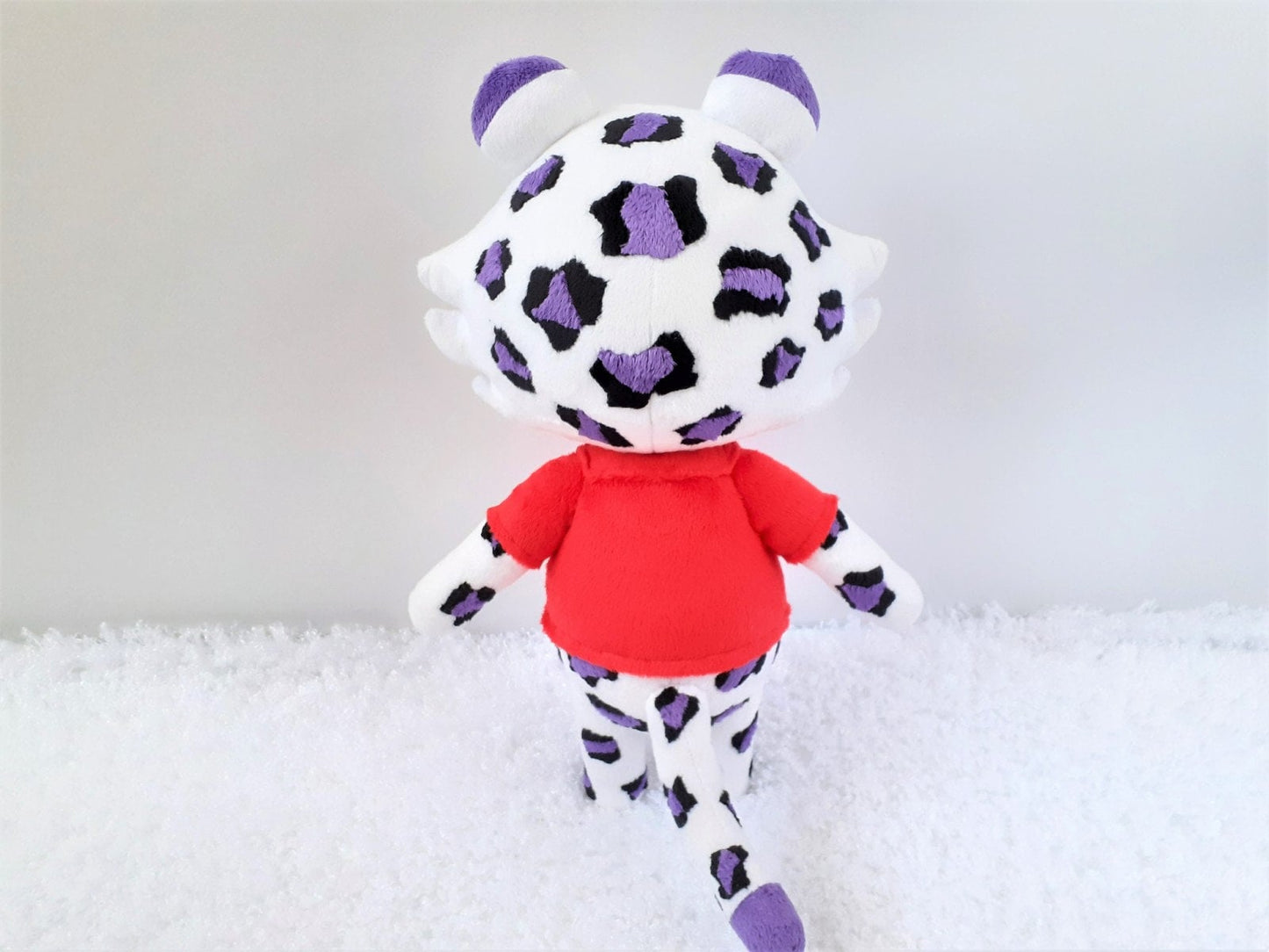 Handmade custom Bianca the white tiger ACNH plush