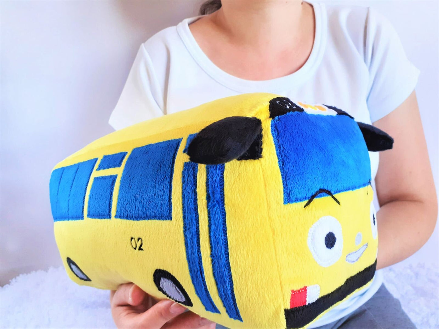 Custom handmade Tayo the little bus plush