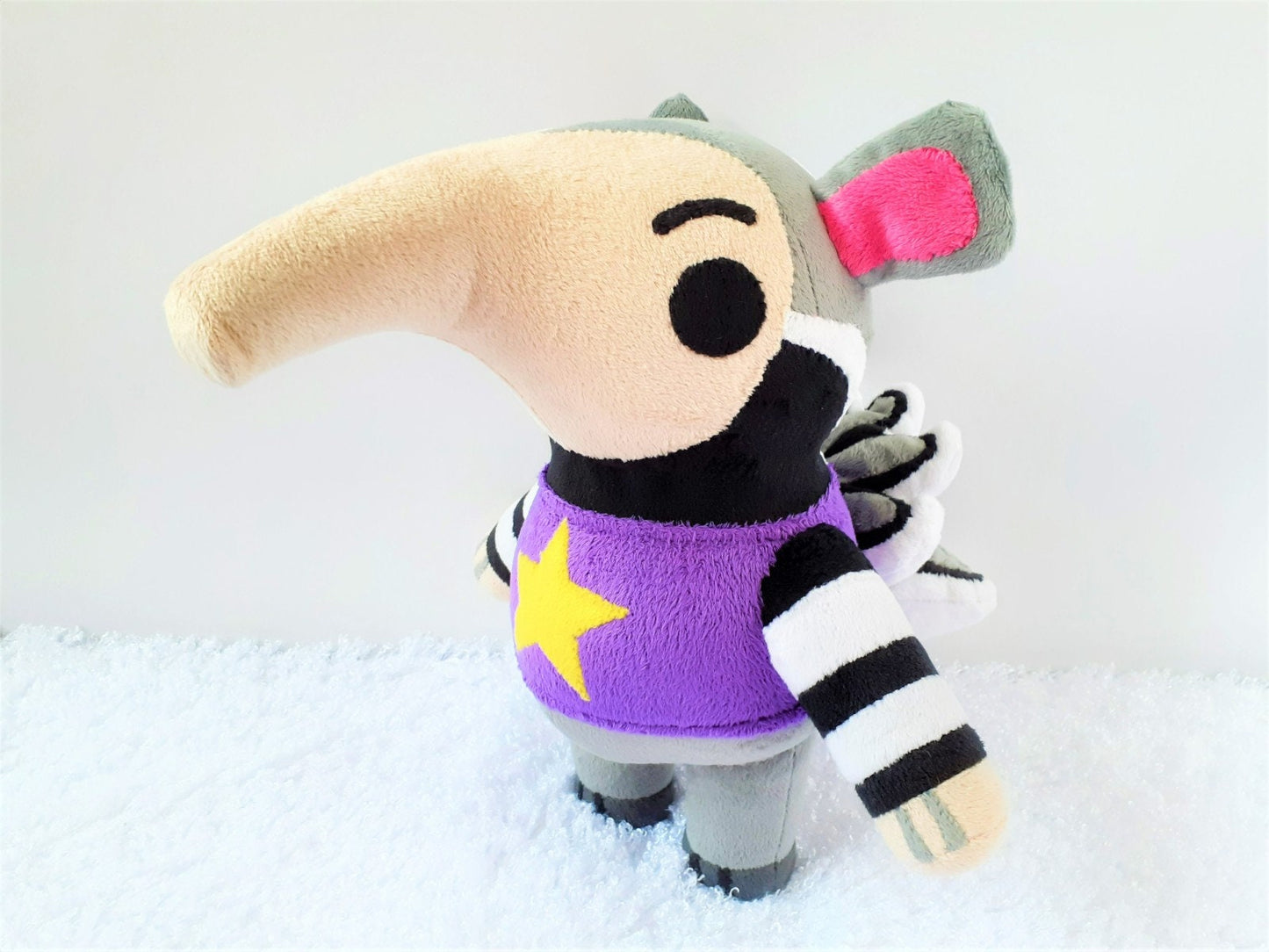 Custom handmade Antonio Animal Crossing toy anteater plush