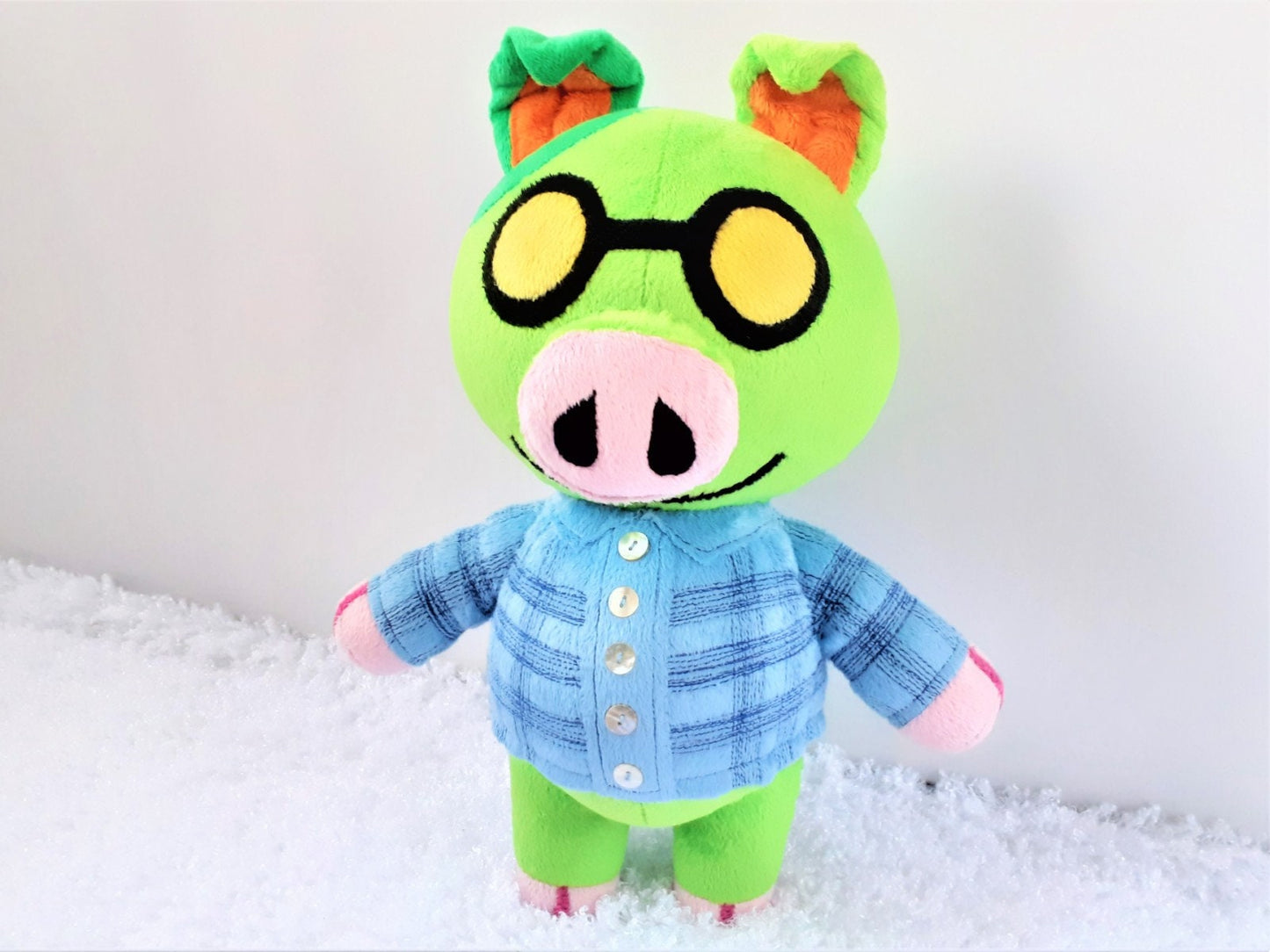 Handmade Cobb the pig ACNL custom plush