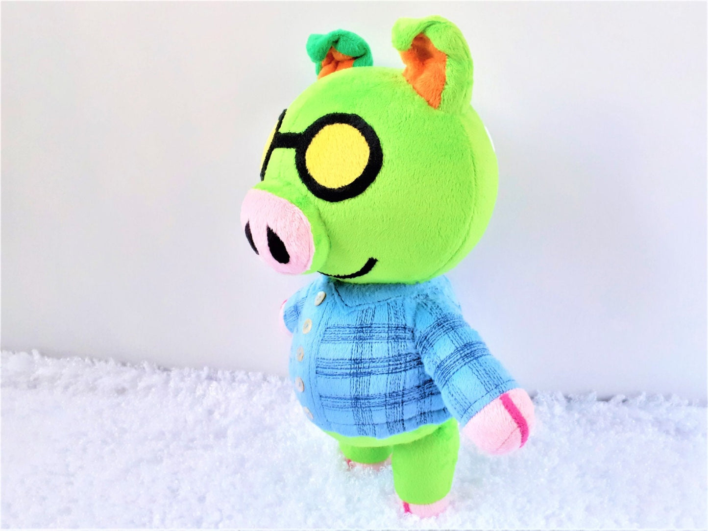 Handmade Cobb the pig ACNL custom plush