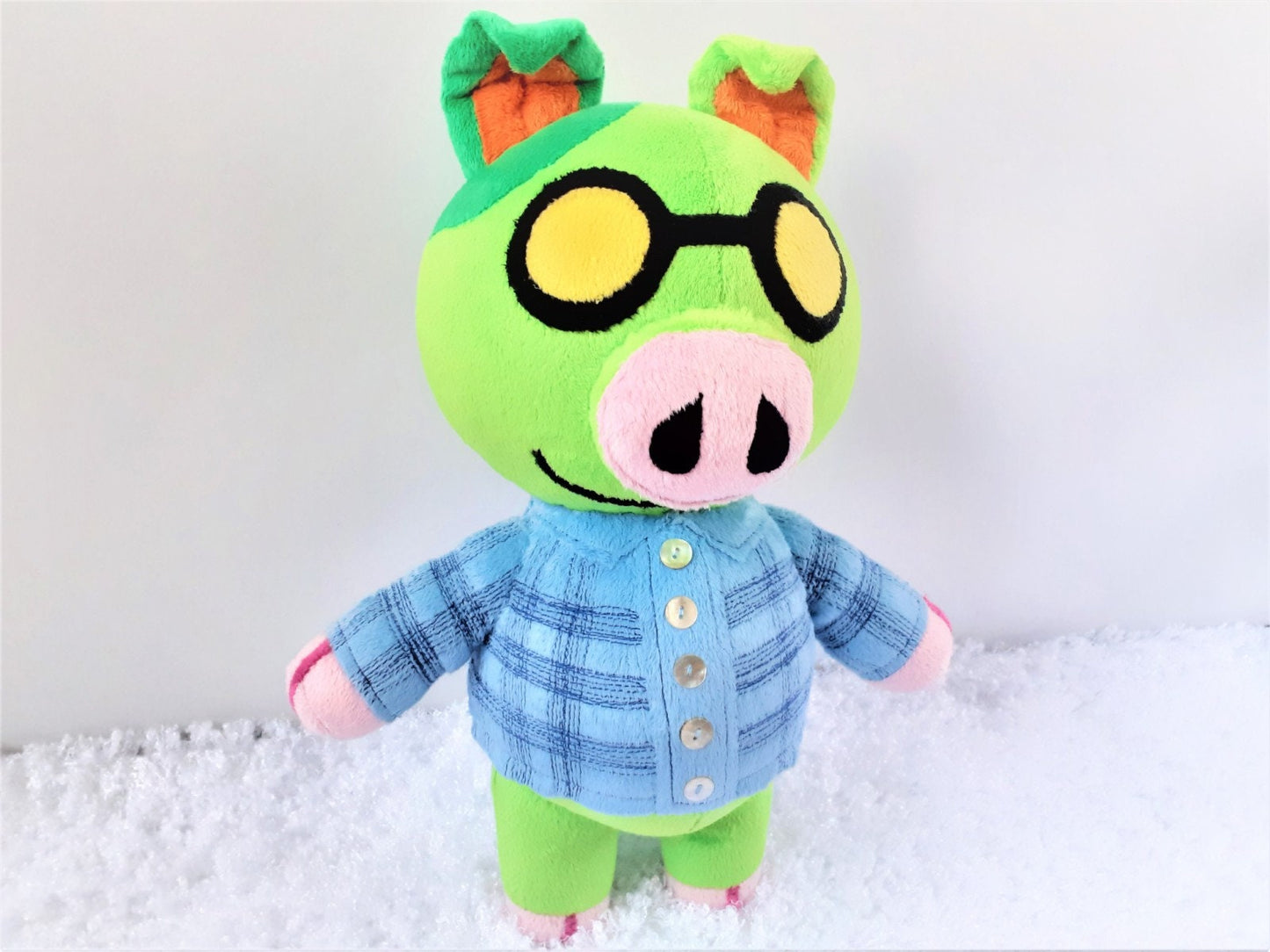 Handmade Cobb the pig ACNL custom plush