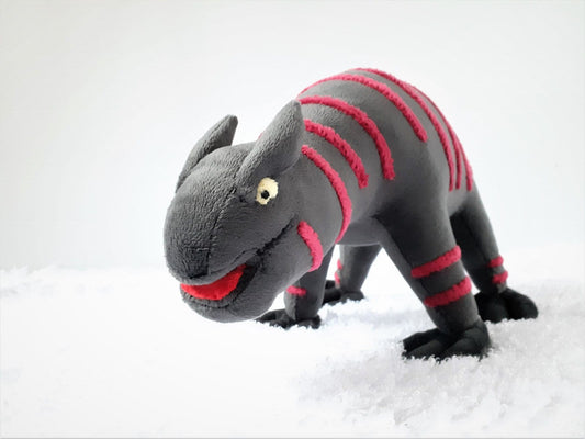 Handmade custom Black Drogmor plush