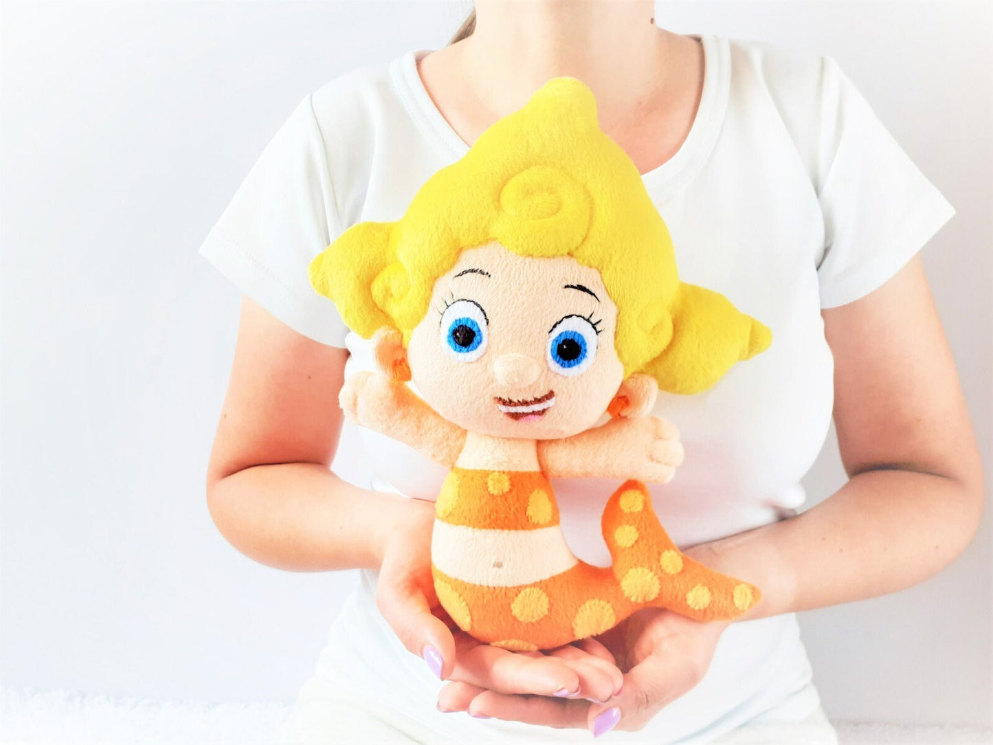 Handmade custom Zooli the mermaid plush and others Bubble Guppies